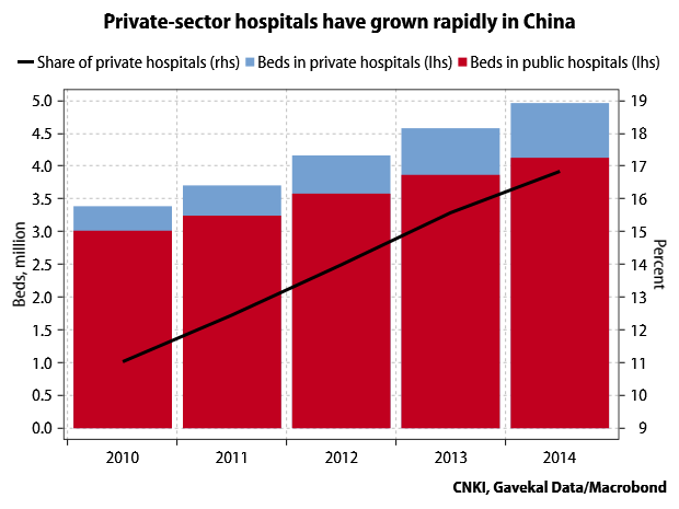 Public vs private hospital beds